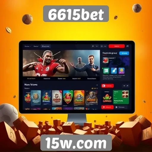 Exploração da interface do usuário do 6615bet